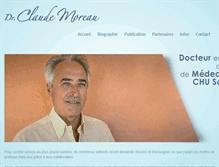 Tablet Screenshot of docteur-claude-moreau.com